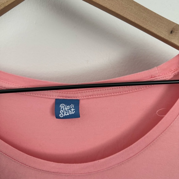 Rio Skirt Med/Large Pink T-Shirt Relaxed Preppy Resort Vacation - Picture 5 of 8